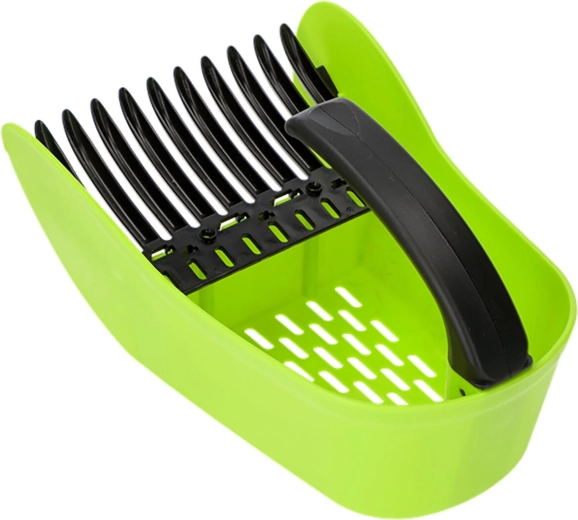 Ruční česáček na bobuloviny z plastu