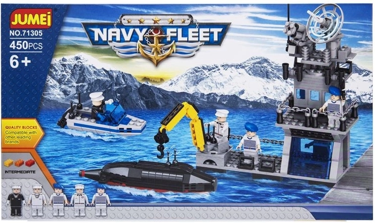 Stavebnice Jumei navy fleet – námořnictvo 450 dílků