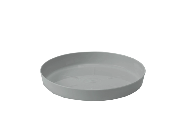 Šedý podstavec pod květináč Lamela Magnolia 17 cm