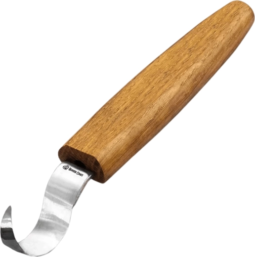 BeaverCraft SK1 – lžičkařský nůž 25 mm s dubovou rukojetí