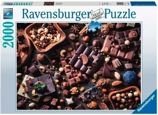 Puzzle 2000 dílků RAVENSBURGER – čokoládový ráj