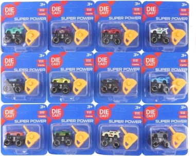 Vystřelovací kovové autíčko pro děti