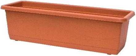 Plastový truhlík LOBELIA 60 cm terakota