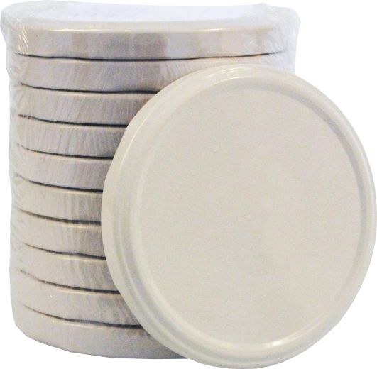 Víčko na zavařovací sklenice TWIST 89, bílé (10 ks)