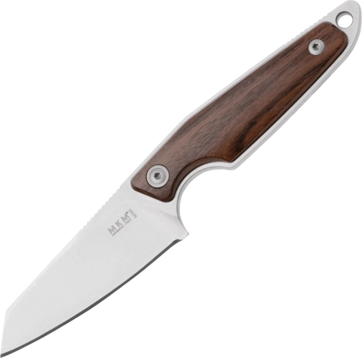 MKM Makro 2 pevný EDC nůž Sheepsfoot M390 se dřevem Santos