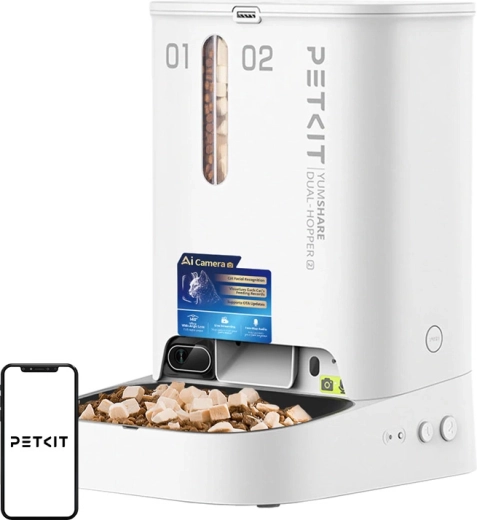 Automatický dávkovač krmiva s kamerou PETKIT YumShare Dual Hopper 2
