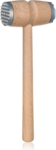 Oboustranná palička na maso 30 cm z bukového dřeva a kovu BANQUET Brillante