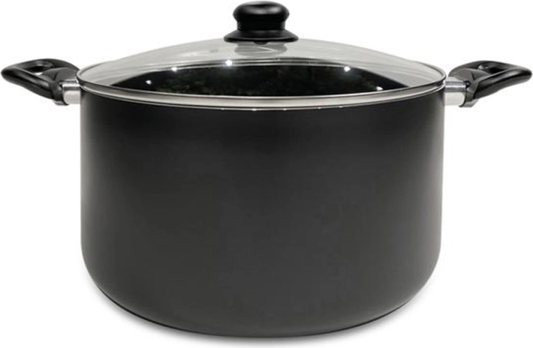Hrnec se skleněnou poklicí Kitchisimo Nero 24 cm, 5,5 l