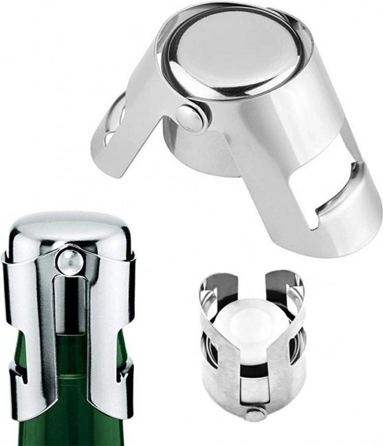 Ocelový zátkový uzávěr na víno a šumivé nápoje