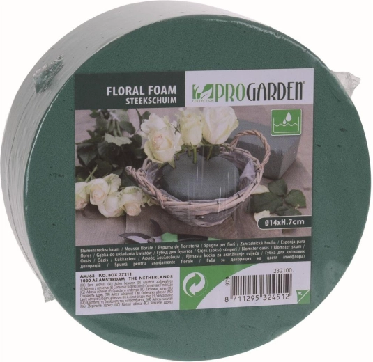 Aranžovací hmota FLOREX průměr 14 cm, výška 7 cm