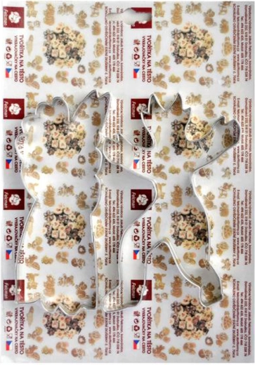 Vykrajovátka na cukroví čert a Mikuláš 14 cm, sada 2 ks