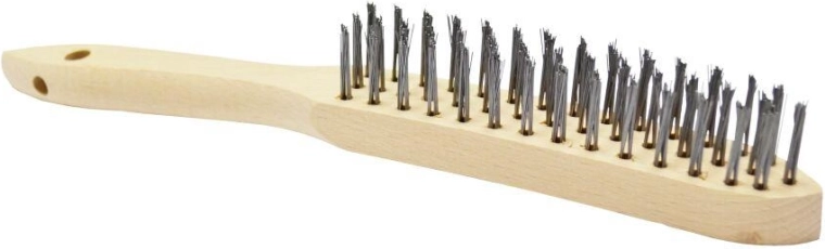 Drátěný kartáč s ocelovým vláknem, 3 řady