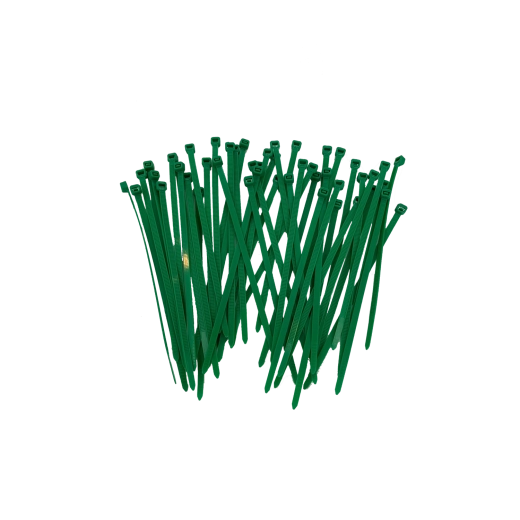 Sada 100 stahovacích pásků pro uchycení stínovací sítě 0,5 × 15 cm