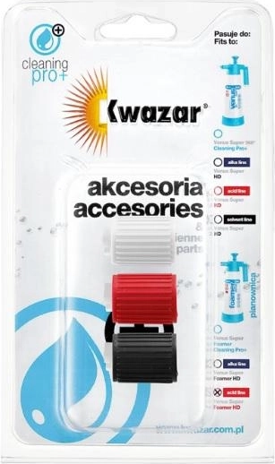 Zpěňovací koncovky pro VENUS HD ACID LINE – sada 3 ks