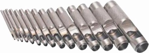 Sada tyčových výsečníků 2–22 mm, 15 dílů