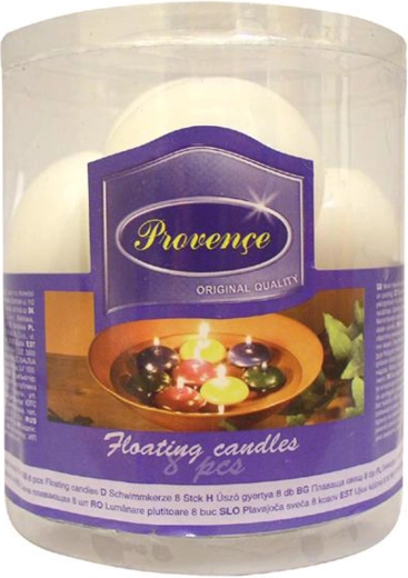 Plovoucí svíčky bílé 8 ks