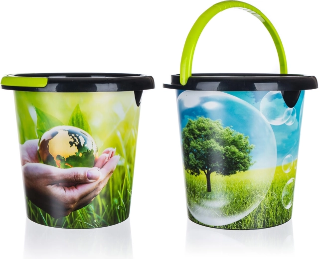 Eco vědro s výlevkou 10 l z recyklovaného plastu