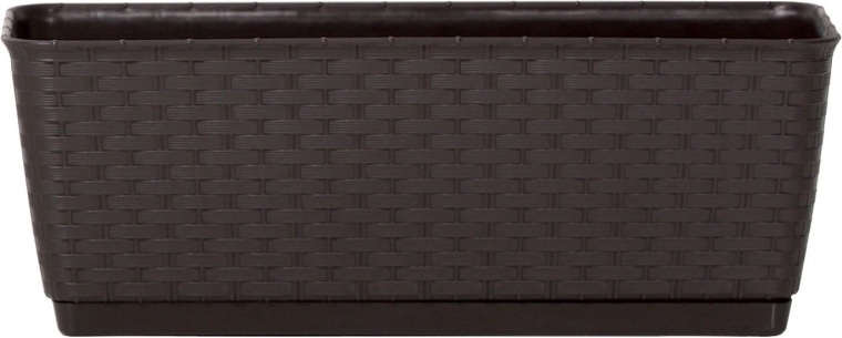 Truhlík s miskou Ratolla P 40 cm – umbra