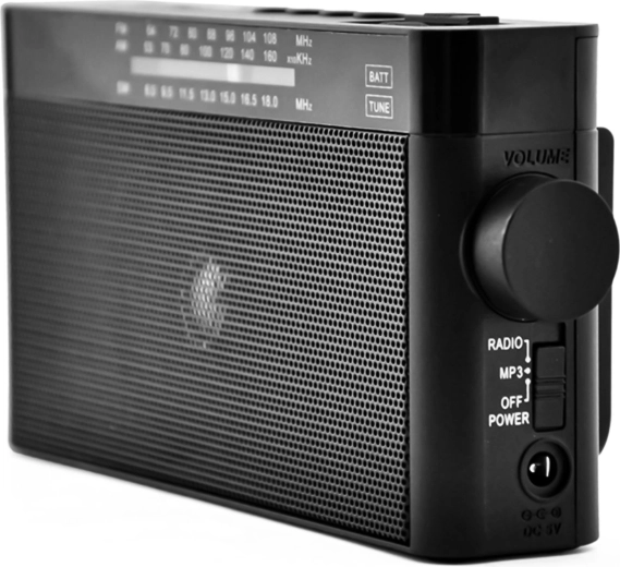 Přenosné retro rádio AM/FM s Bluetooth, USB a microSD