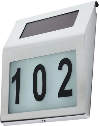 Solární LED osvětlení čísla domu MACLEAN ENERGY MCE172