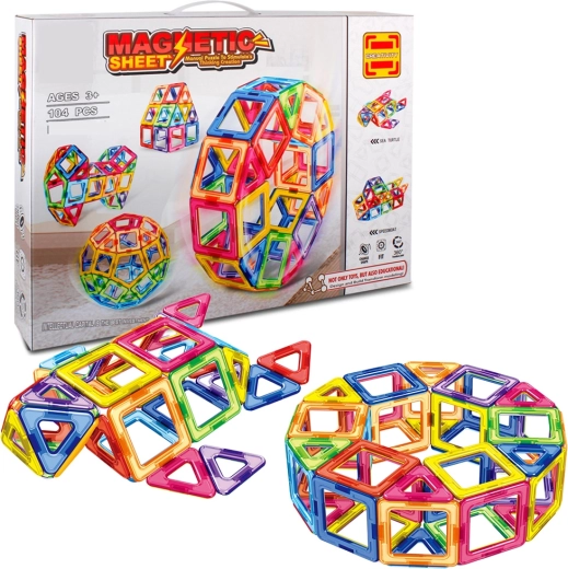 Magnetická stavebnice 104 ks SPARKYS