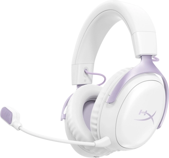 HyperX Cloud III S bezdrátový herní headset levandulový