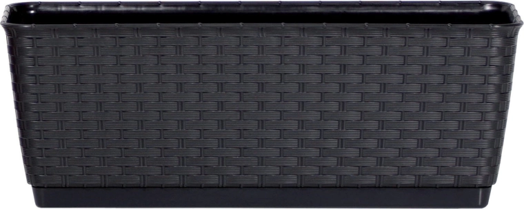 Truhlík s miskou RATOLLA P 40 cm antracit