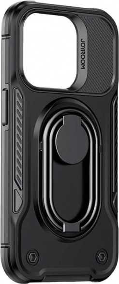 Černé pouzdro s kickstandem pro iPhone 14 Plus Joyroom