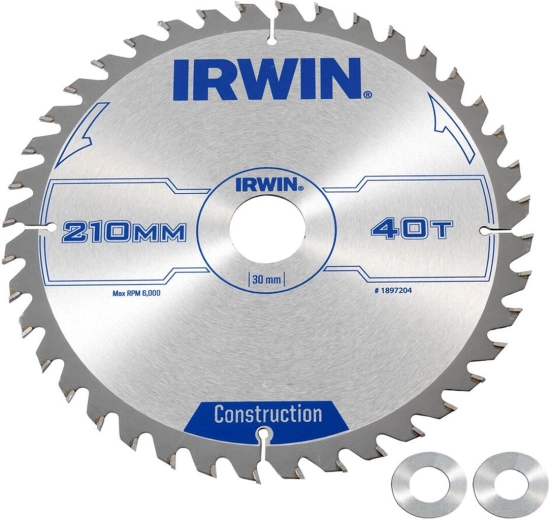 Pilový kotouč IRWIN 210 mm, 40 zubů, ATB pro dřevo