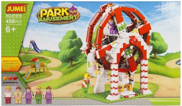 Jumei stavebnice zábavní park 458 dílků (47 × 28 cm) - 1 kus