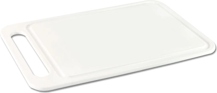 Servírovací a krájecí prkénko z plastu 35 × 23 cm bílé
