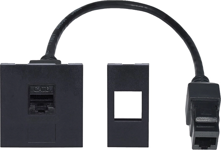 Solight doplňkový modul RJ45 Cat6 pro vestavné zásuvky série PP128