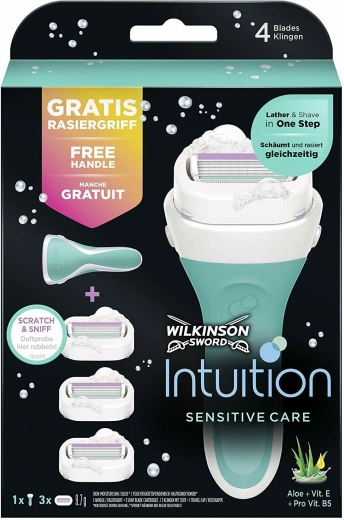 Wilkinson Intuition Sensitive Care dámský holicí strojek s náhradními hlavicemi