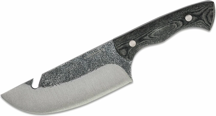 Condor Bush Slicer kempingový nůž 16,3 cm, šedá Micarta, pouzdro kůže + kydex