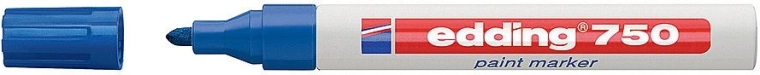 Lakový popisovač modrý Edding 750