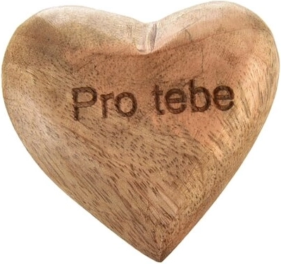 Srdce mango „Pro tebe“ – malý dekorativní dárek
