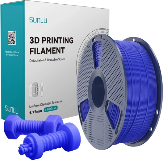 Vysokorychlostní ABS filament Sunlu 1,75 mm 1 kg modrý
