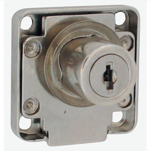 Zásuvkový zámek AVES 138-22, nikl (balení 12 ks)