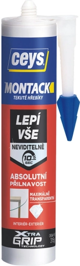 Montážní lepidlo transparentní 300 ml MONTACK CEYS