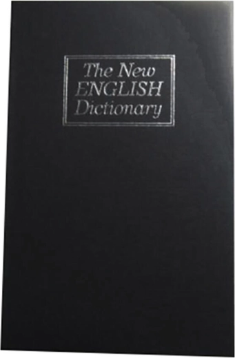 Trezor ve tvaru knihy 180 × 115 × 55 mm, černý