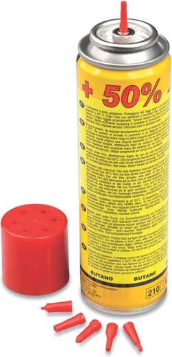 Plyn do zapalovače butan 300 ml s 6 plnicími tryskami