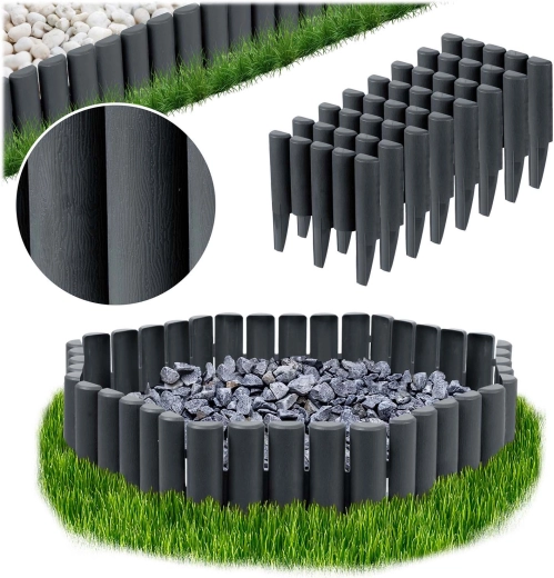 Zahradní obrubník Plonos 2,2 m, šedý