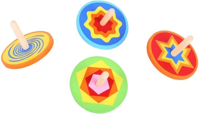 Dřevěná barevná káča Bigjigs Toys