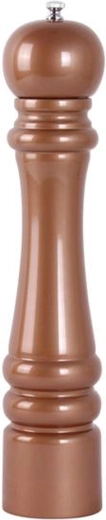 Dřevěný mlýnek na sůl a pepř 35 cm měděný