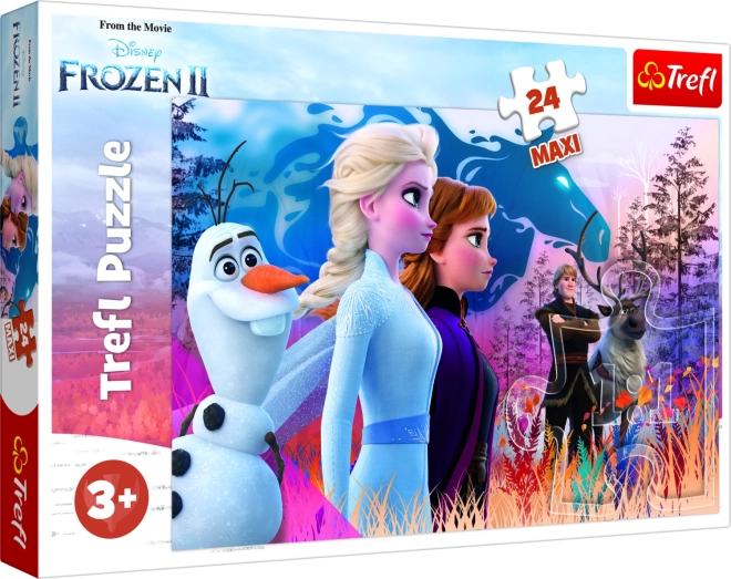 Puzzle MAXI 24 dílků FROZEN 2 – Magické dobrodružství
