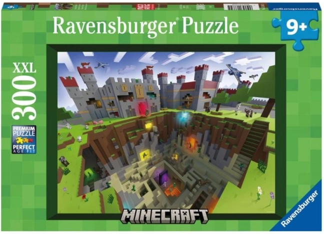 Ravensburger puzzle Minecraft Cutaway 300 dílků