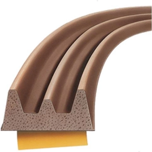 Těsnění do oken a dveří E 9×4 mm hnědé, 100 m