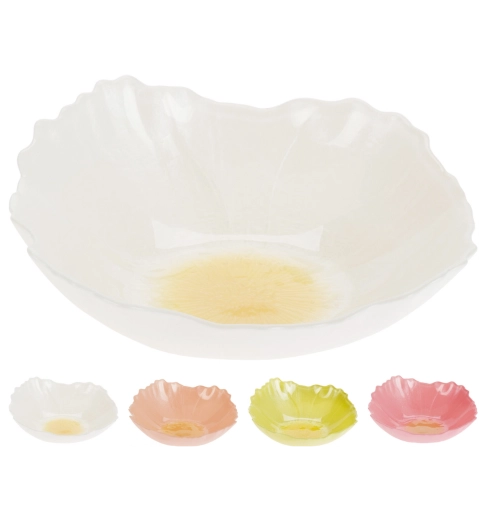 Skleněná miska ve tvaru květiny 15 cm