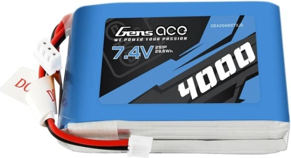Gens ace lipo baterie 7,4 v 4000 mah 1c