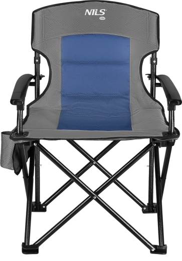 Skládací kempingové křeslo NILS Camp modré